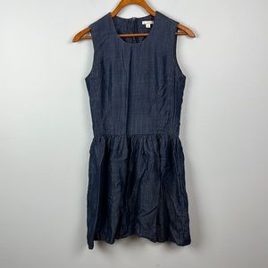 Gap size 0 chambray sleeveless casual dress